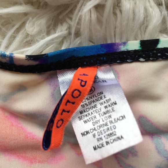 Apollo cheetah leopard white purple rainbow bikini - Picture 6 of 8